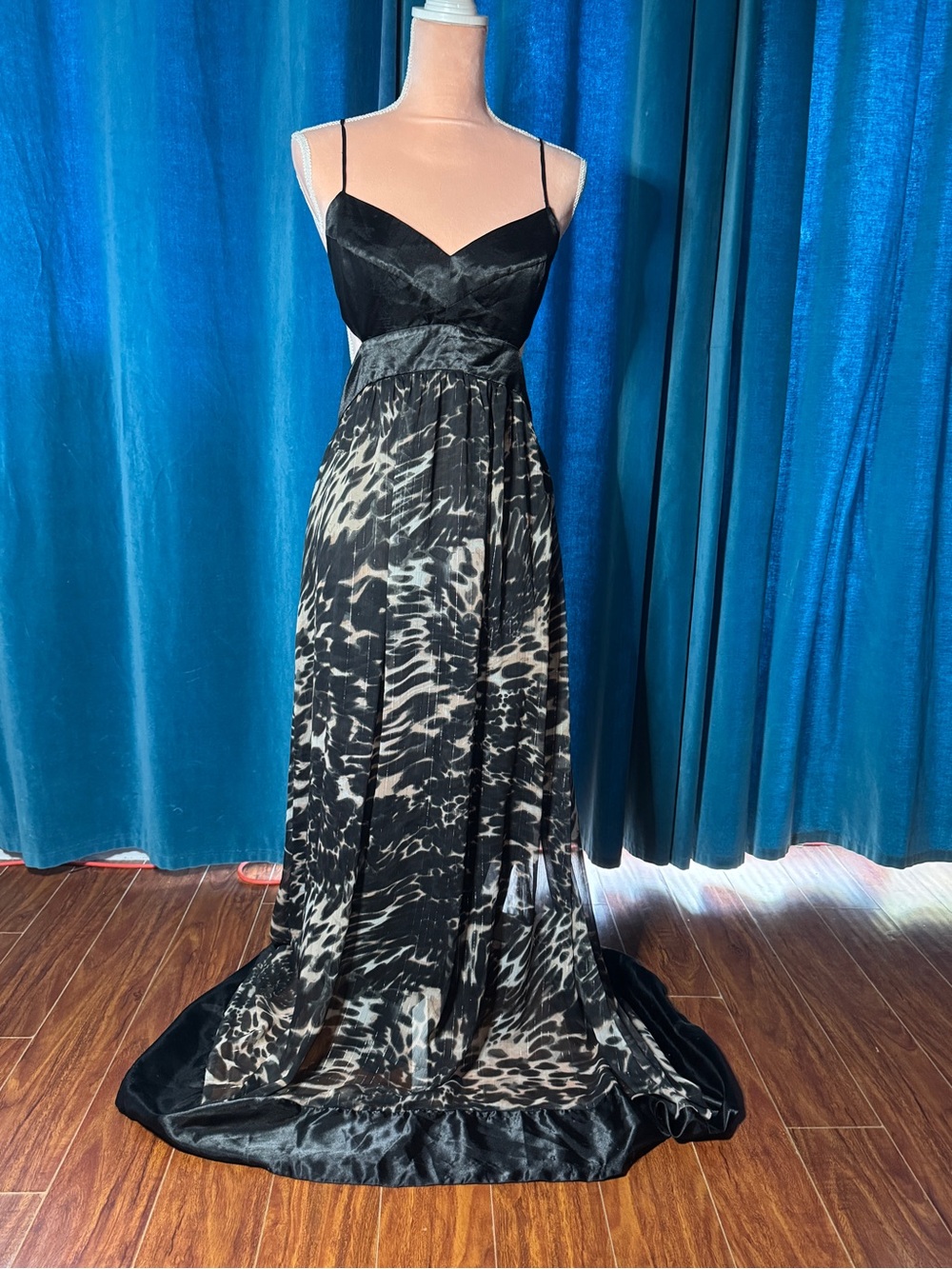 Vintage Baby Phat Animal Print Maxi Dress